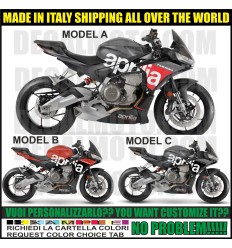 TUONO 660 SIGN RUSH GREY - TORQUE RED LIVREA COMPATIBILE